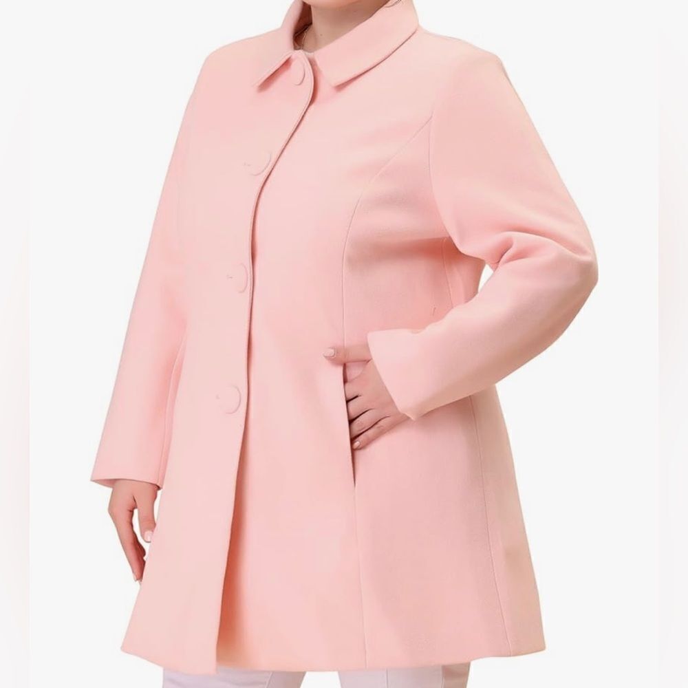518 AGNES ORINDA BABY PINK OUTERWEAR WINTER JACKET‎
